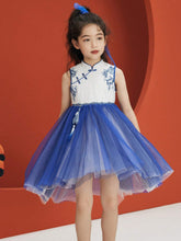 Mini Bala Summer New Girls' Baby Dreamy Chinese Style Collar Vest Princess Dress
